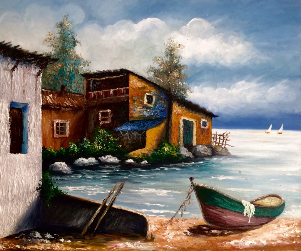 Pintura de David Marcelo de un lugar