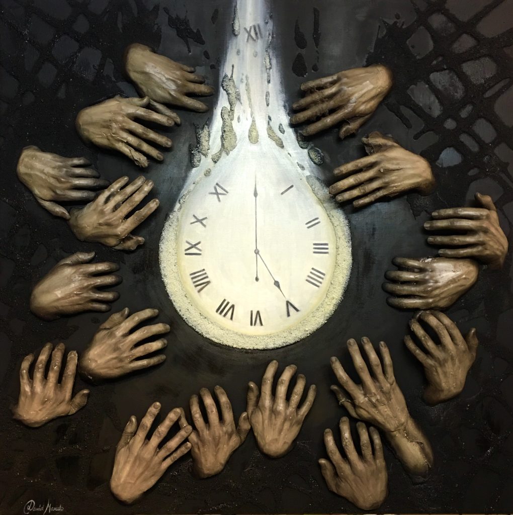 Pintura de David Marcelo de La victoria del tiempo